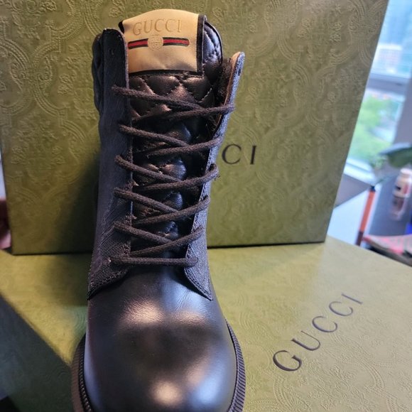 NEW GUCCI Combat Boots - Picture 2 of 4